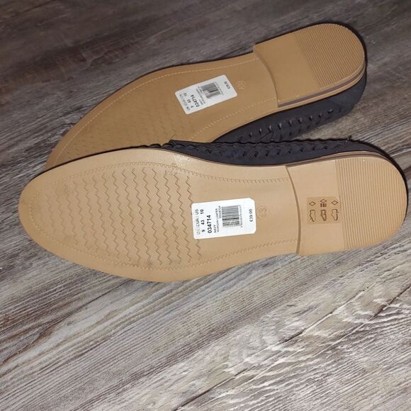 Topman navy weave morgan saddle loafers Sz 9 NWT - Picture 7 of 7